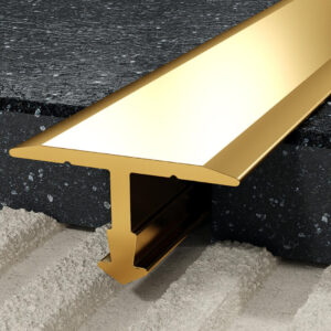 Profil T fugowy 18 mm, długość 250 cm mosiężny, surowy