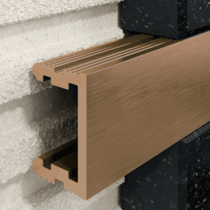 Profil U Listello 12 mm, długość 250 cm aluminiowy, anodowany miedziany szczotkowany