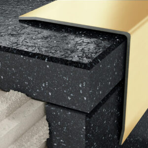 Profil V kątowy 30 mm, długość 250 cm stal nierdzewna, złoty połysk