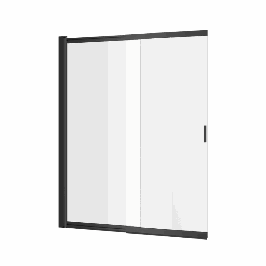 Liner parawan nawannowy 110×140 cm rozsuwany 2-częściowy lewy / prawy, czarny mat