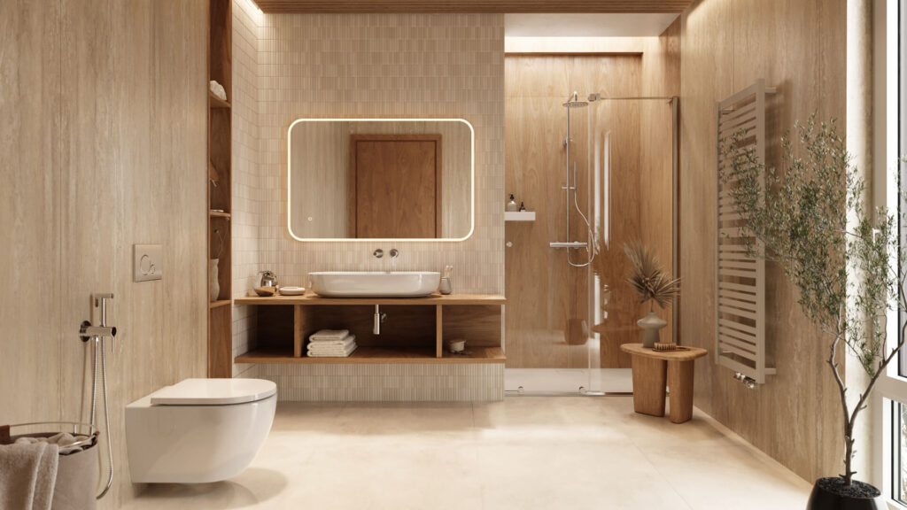 Lumiro lustro łazienkowe 120×80 cm prostokątne, oświetlenie LED mata grzewcza, rama akrylowa