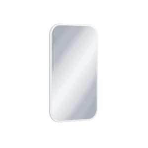 Lumiro lustro łazienkowe 80×50 cm prostokątne, oświetlenie LED mata grzewcza, rama akrylowa