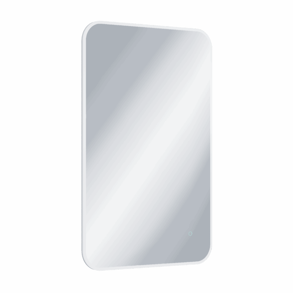 Lumiro lustro łazienkowe 120×80 cm prostokątne, oświetlenie LED mata grzewcza, rama akrylowa