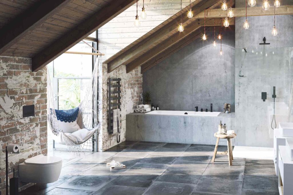 Meteor grzejnik łazienkowy 111×50 cm, szary metalik