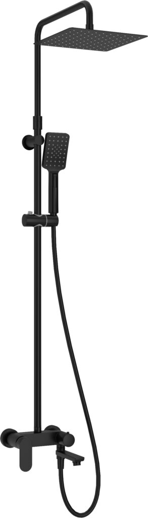 Deszczownica z baterią wannową – ruchoma wylewka