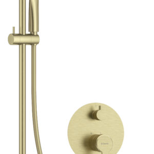 Zestaw prysznicowy podtynkowy z wylewką wannową