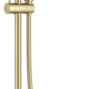 Zestaw prysznicowy podtynkowy z drążkiem