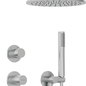 Zestaw prysznicowy podtynkowy z głowicą prysznicową