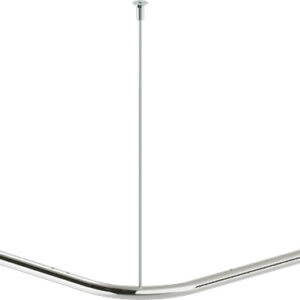 Drążek zasłony prysznicowej stalowy