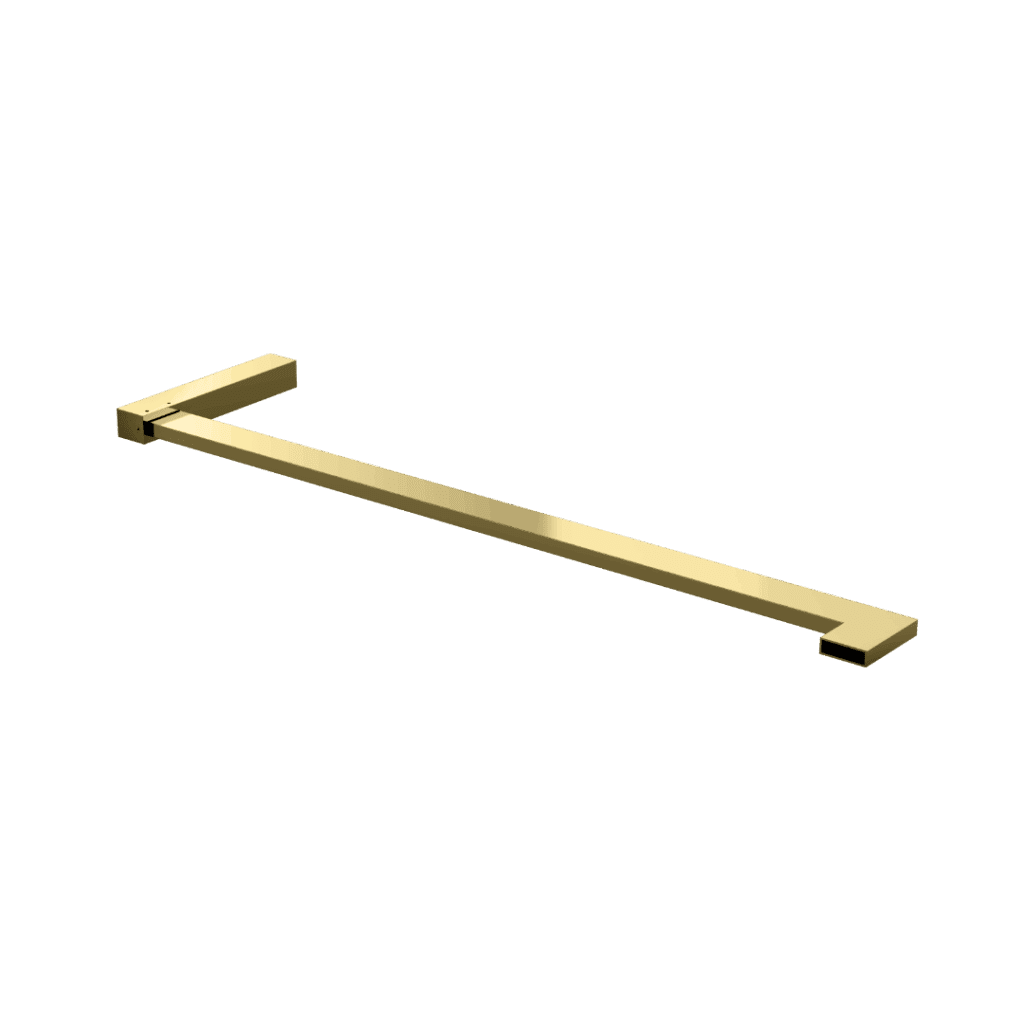 Ortigo wspornik kątowy „L”, dla rozmiarów kabiny 100-140cm, złoty połysk