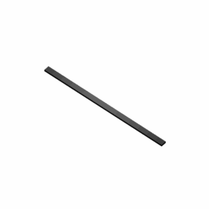 Ortigo wspornik kabiny 120 cm do docięcia, czarny mat