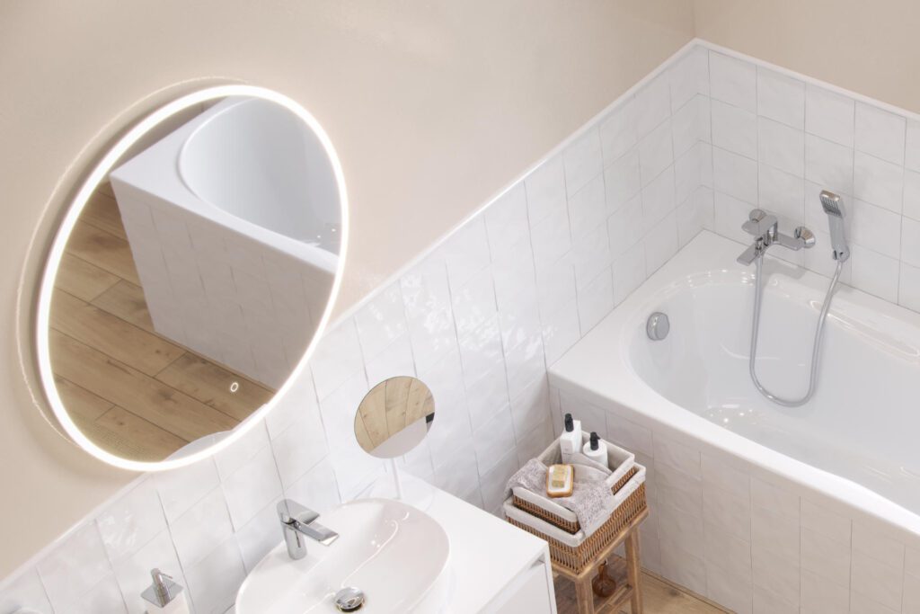 Profil EN krawędziowy 10 mm długość 250 cm, PVC, biały