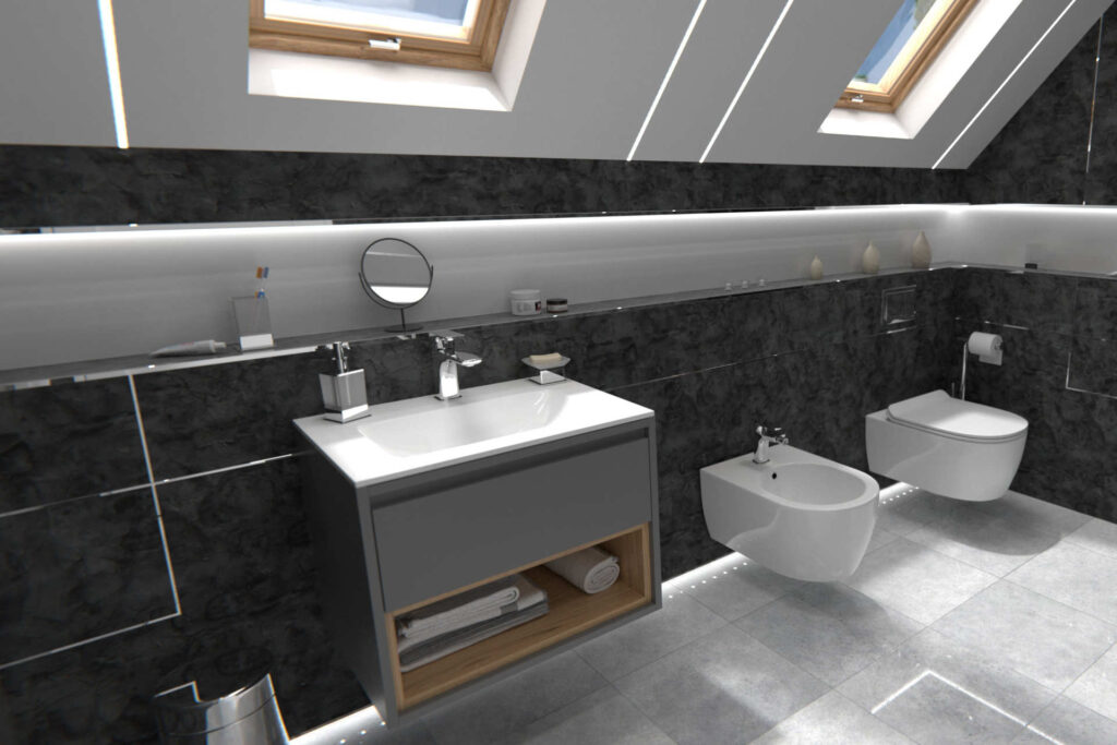 Profil Q kwadratowy 10 mm długość 250 cm mosiężny, chromowany