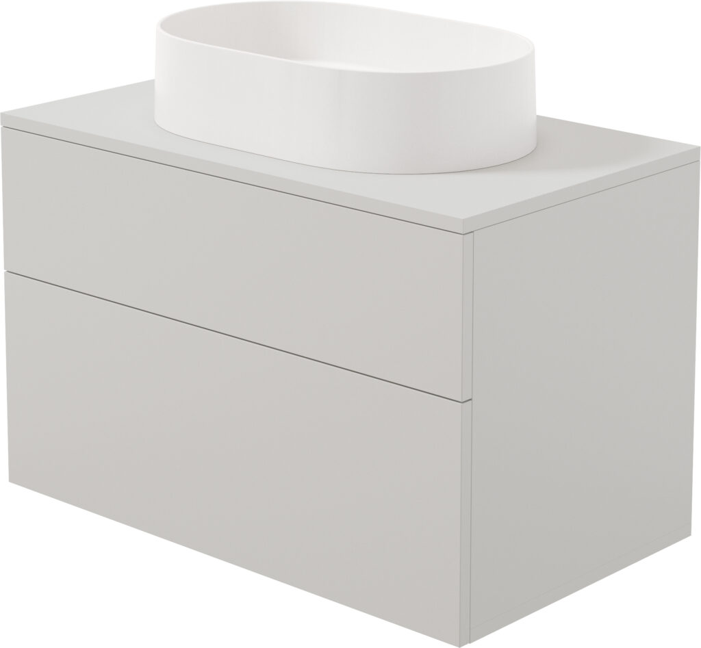 Szafka umywalkowa z umywalką granitową – 55×35 cm