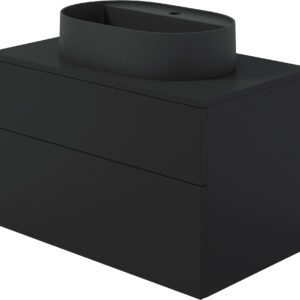 Szafka umywalkowa z umywalką granitową – 55×35 cm