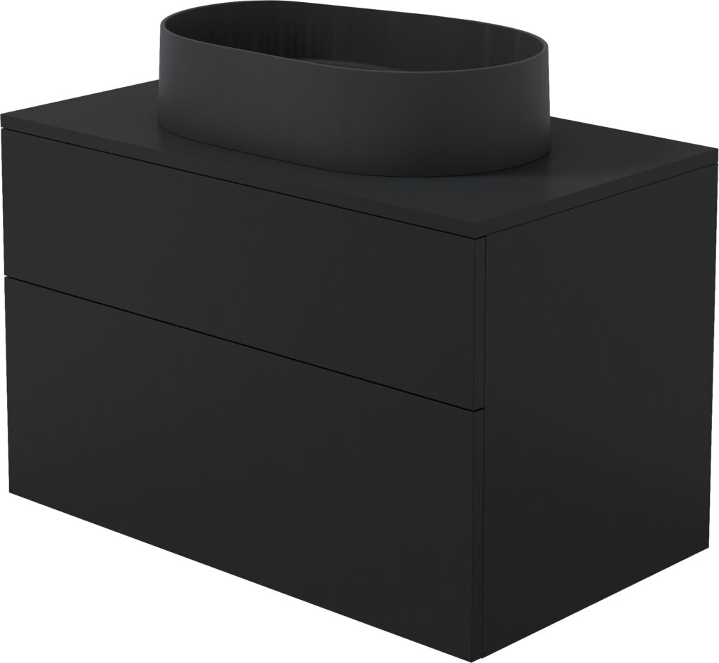 Szafka umywalkowa z umywalką granitową – 55×35 cm