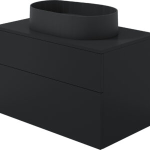 Szafka umywalkowa z umywalką granitową – 55×35 cm