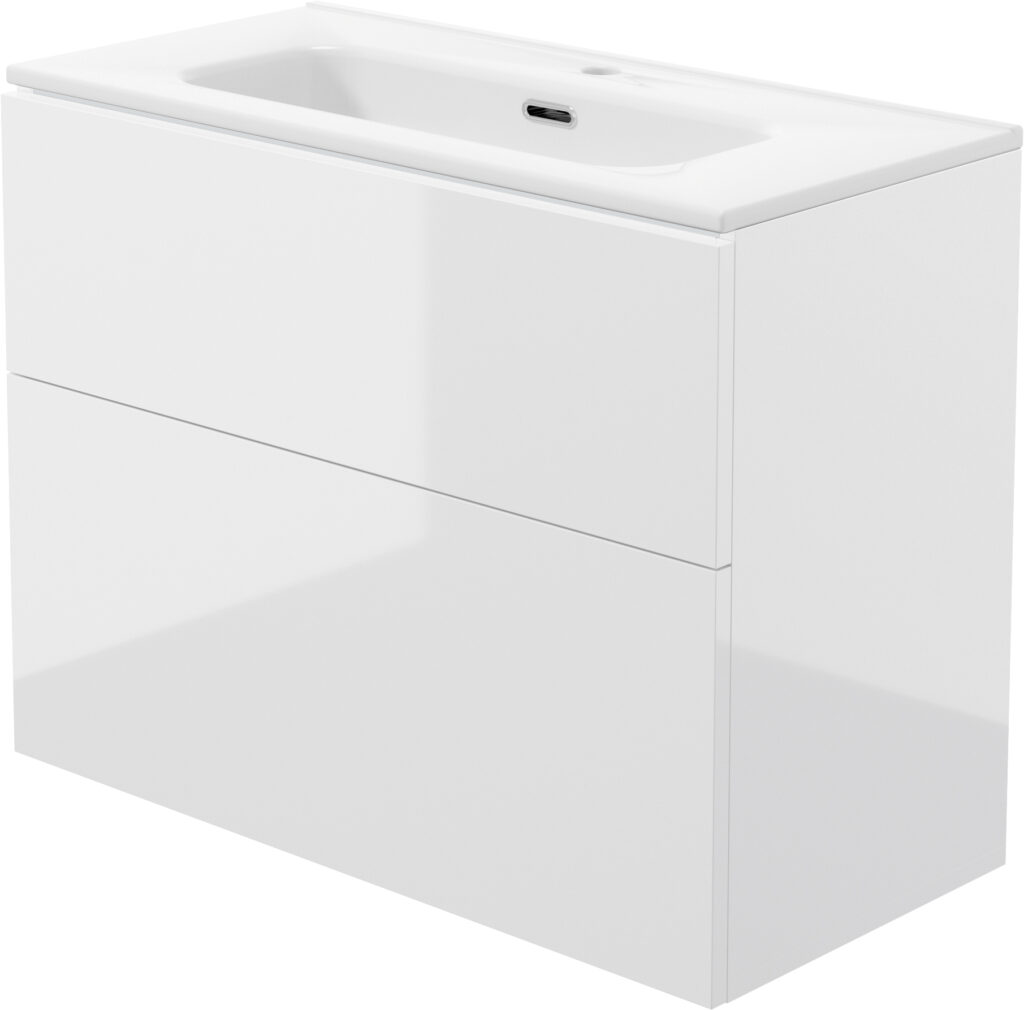 Szafka umywalkowa z umywalką – 80 cm