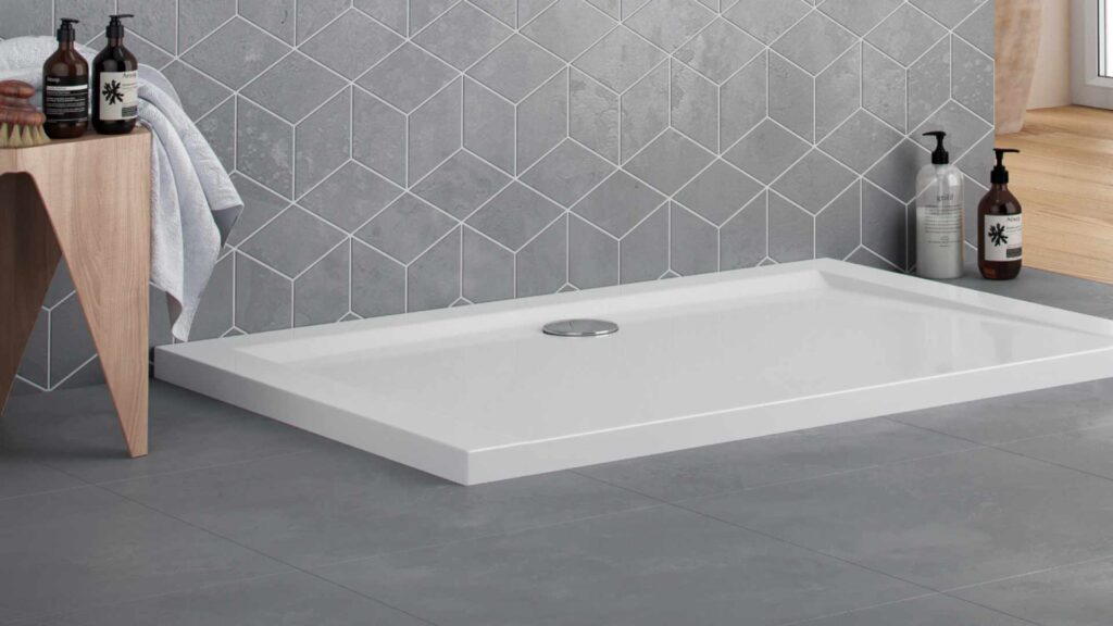 Syfon do brodzika fi-90mm z pokrywą, chrom