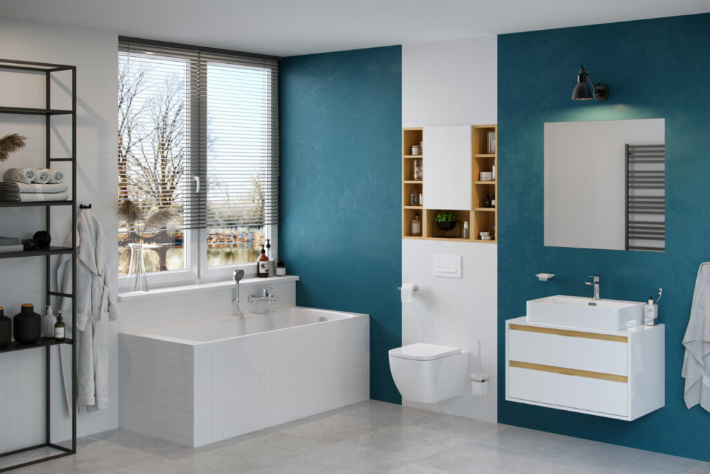 Tuto szafka wisząca wnękowa otwarta, 20×80 cm, dąb