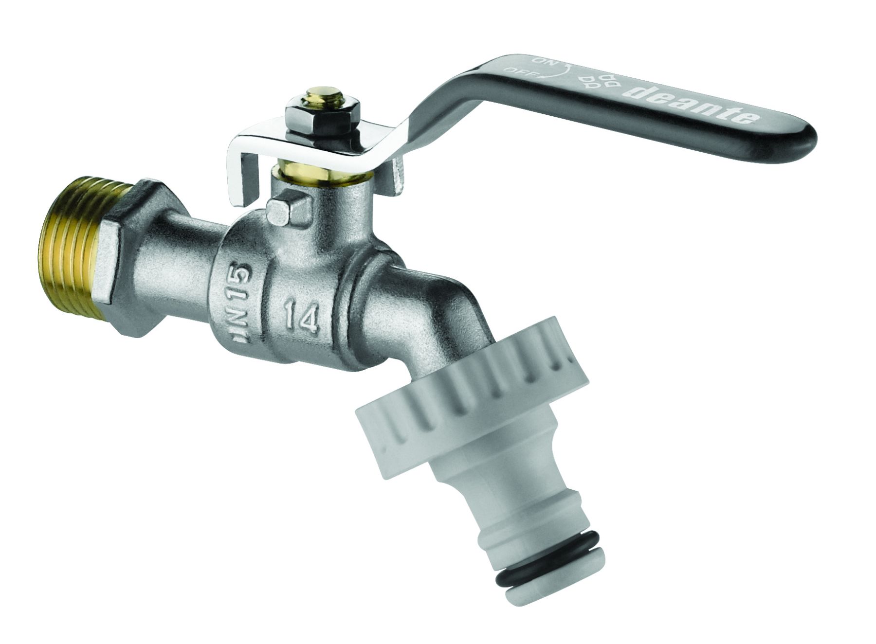 Zawór kulowy czerpalny ogrodowy z adapterami – 3/4″