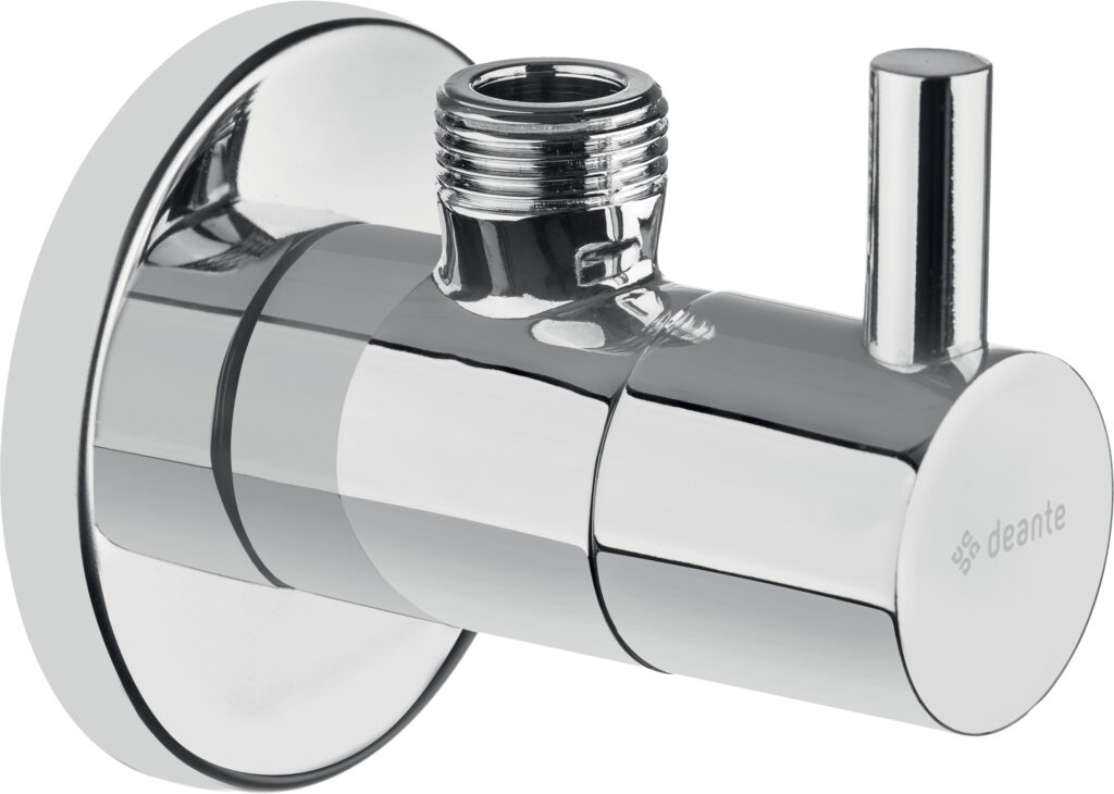 Zawór kątowy z głowicą ceramiczną 1/2″ – 3/8″ – okrągły