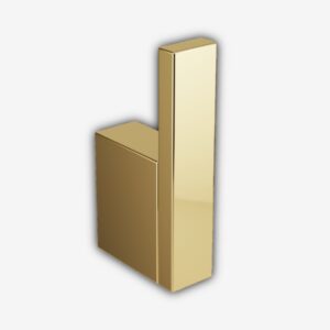 EXCELLENT Riko haczyk pojedynczy złoty połysk – elegancki wieszak łazienkowy 5903357230159