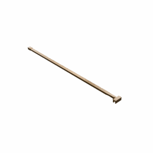 Vidoq wspornik kabiny walk-in 120 cm do docięcia, miedziany szczotkowany