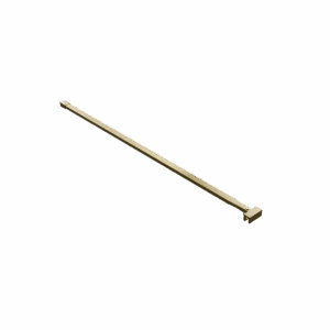 Vidoq wspornik kabiny walk-in 120 cm do docięcia, złoty szczotkowany