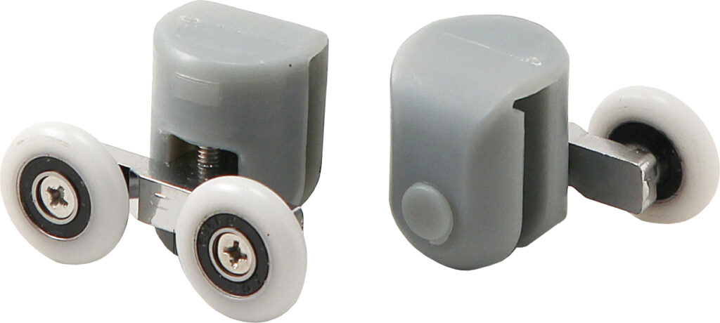 Rolki górne podwójne do szyb 5 mm – FI 25 mm