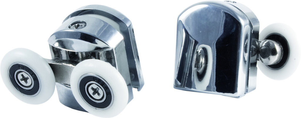 Rolki górne podwójne do szyb 5 mm – FI 23 mm