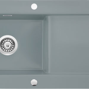 Zlewozmywak ceramiczny 1-komorowy z ociekaczem