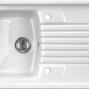 Zlewozmywak ceramiczny 1-komorowy z ociekaczem