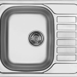 Zlewozmywak stalowy 1-komorowy z ociekaczem