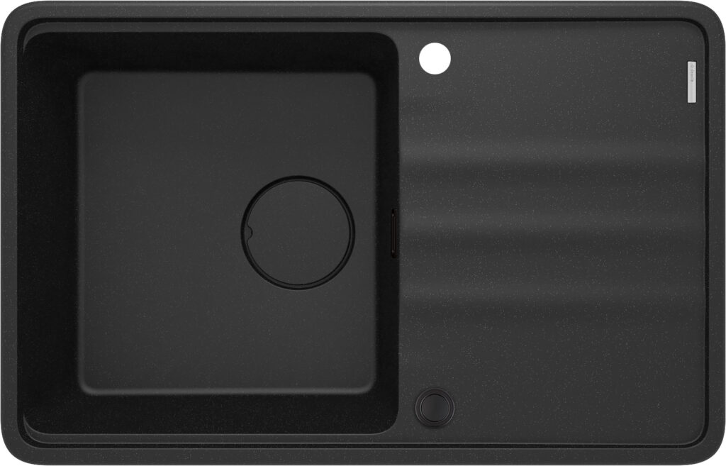 Zlewozmywak granitowy 1-komorowy z ociekaczem