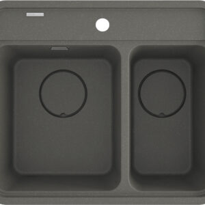 Zlewozmywak granitowy 1.5-komorowy