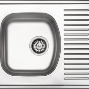 Zlewozmywak stalowy 1-komorowy z ociekaczem