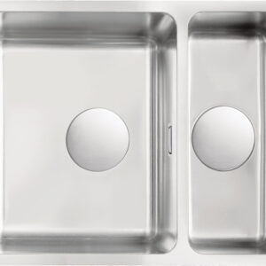Zlewozmywak stalowy 1.5-komorowy podwieszany