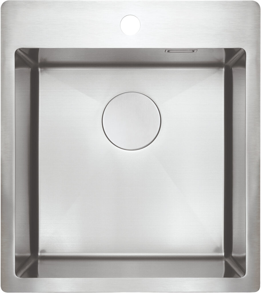 Zlewozmywak stalowy 1-komorowy