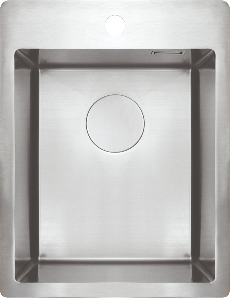 Zlewozmywak stalowy 1-komorowy