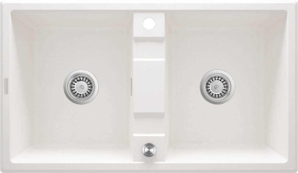 Zlewozmywak granitowy 2-komorowy