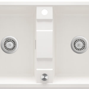 Zlewozmywak granitowy 2-komorowy