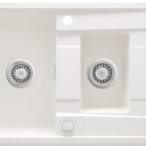 Zlewozmywak granitowy 1.5-komorowy z ociekaczem