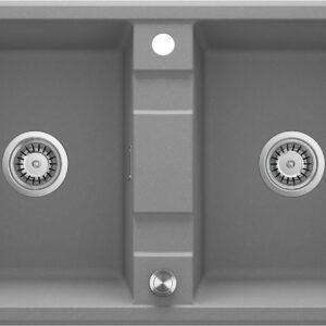 Zlewozmywak granitowy 2-komorowy