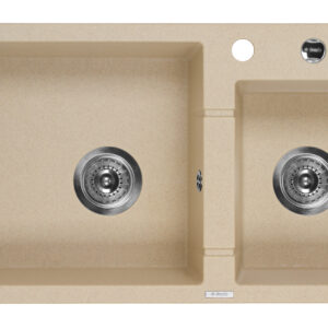 Zlewozmywak granitowy 2-komorowy