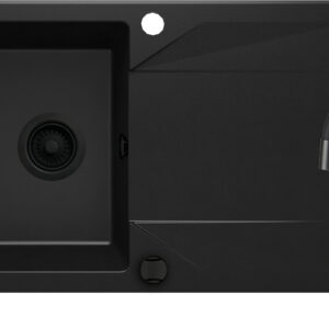 Zlewozmywak granitowy z baterią 1-komorowy z ociekaczem