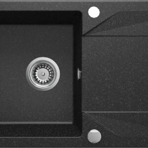 Zlewozmywak granitowy 1-komorowy z ociekaczem