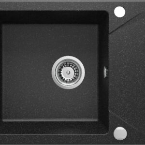 Zlewozmywak granitowy 1-komorowy z ociekaczem