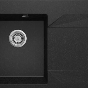 Zlewozmywak granitowy 1-komorowy z ociekaczem – prawy