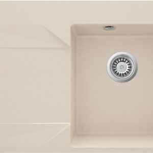 Zlewozmywak granitowy 1-komorowy z ociekaczem – lewy